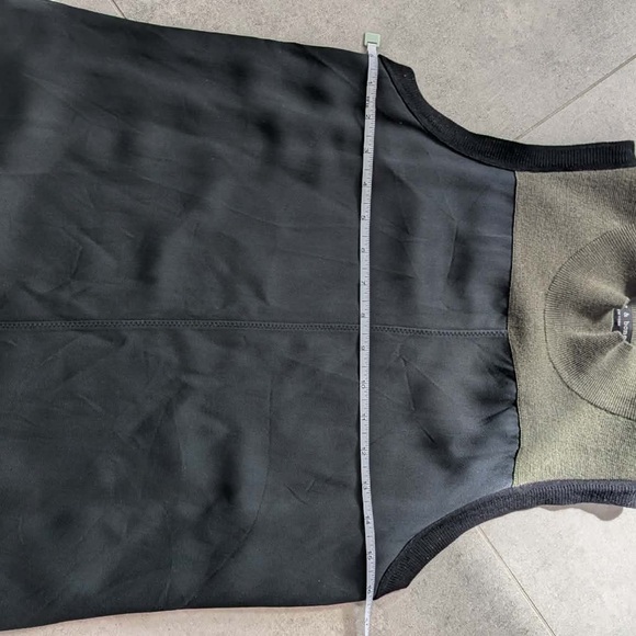 Rag & Bone Vivienne Colorblock Shift Dress Olive Black Sleeveless Size S - Picture 12 of 12